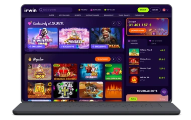 Irwin Casino officieel